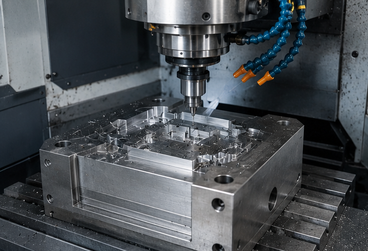 نقش CNC در ساخت قالب صنعتی - پارسا قالب